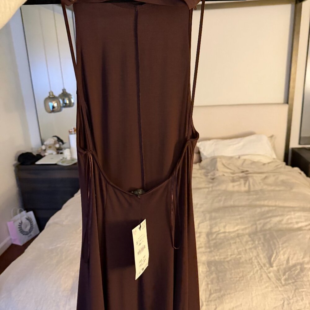 NWT High Neck Flowing Dress